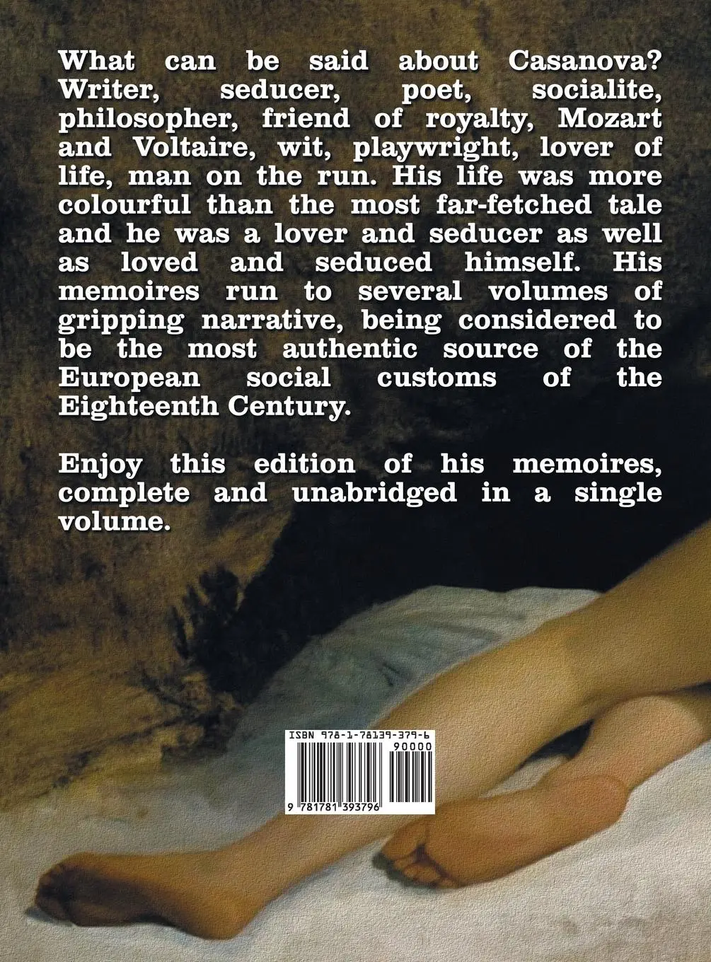 Rückseite: 9781781393796 | The Complete Memoirs of Casanova the Story of My Life (All Volumes...