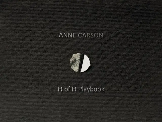 Cover: 9781787333796 | H of H Playbook | Anne Carson | Buch | 208 S. | Englisch | 2021
