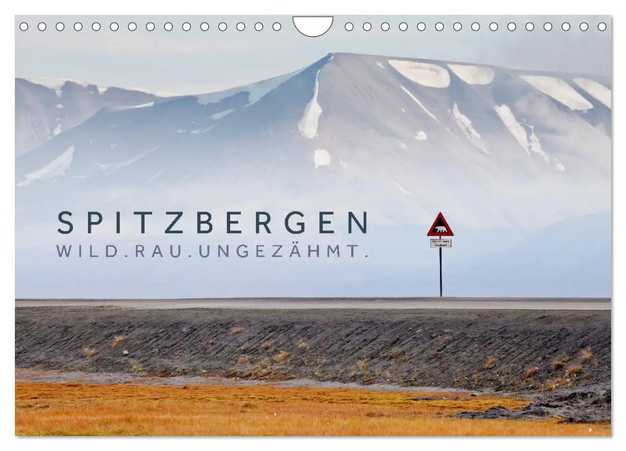 Cover: 9783457843796 | Spitzbergen - Wild.Rau.Ungezähmt. (Wandkalender 2026 DIN A4 quer),...