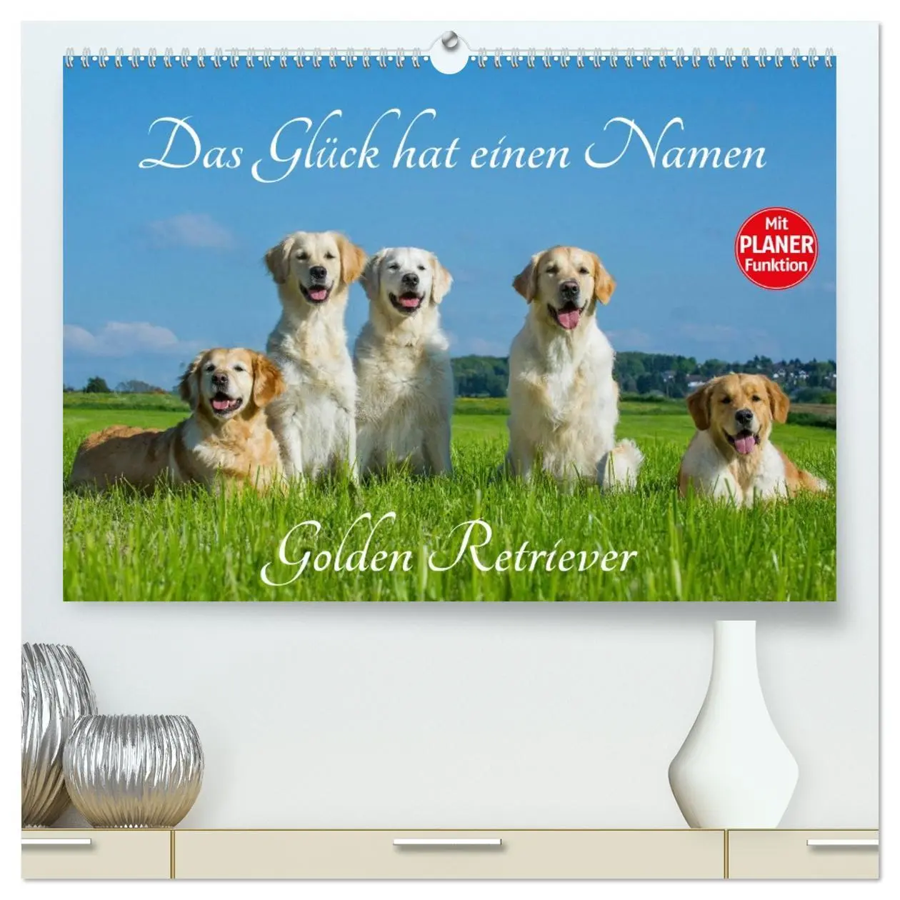 Cover: 9783516003796 | Das Glück hat einen Namen - Golden Retriever (hochwertiger Premium...