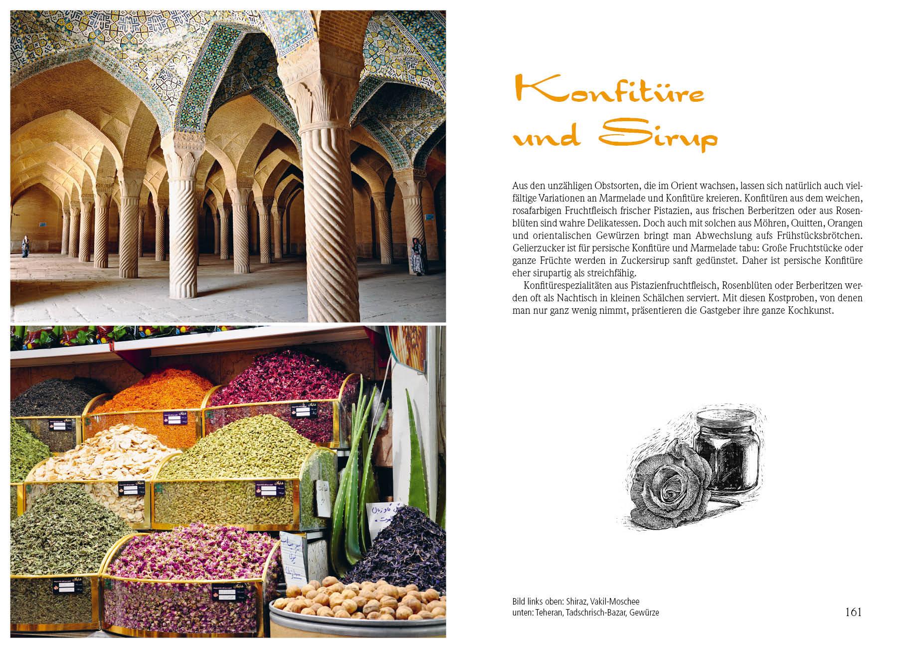 Bild: 9783895663796 | Persisch vegetarisch | 120 Originalrezepte der persischen Küche | Buch