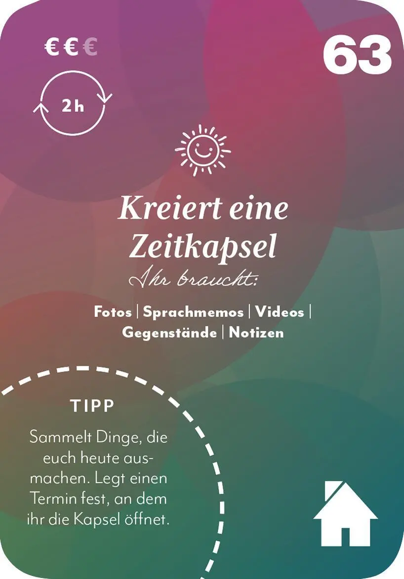 Bild: 4014489133896 | 100 x zusammen sein | Karte ziehen, Familienzeit! | Sofía Salas | Box