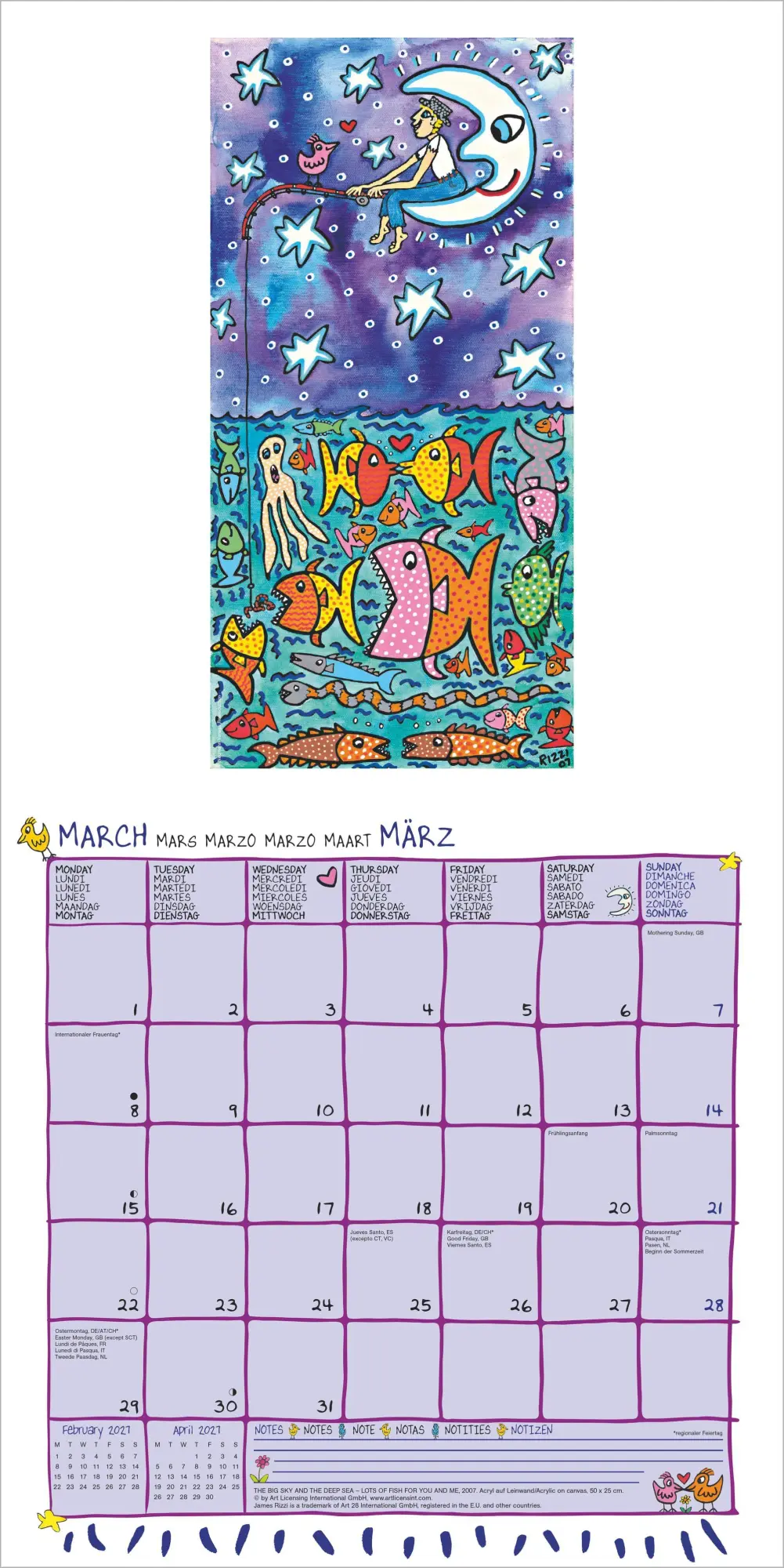 Bild: 4069095013896 | James Rizzi 2027 | Neumann Verlage GmbH &amp; Co KG | Kalender | 14 S.