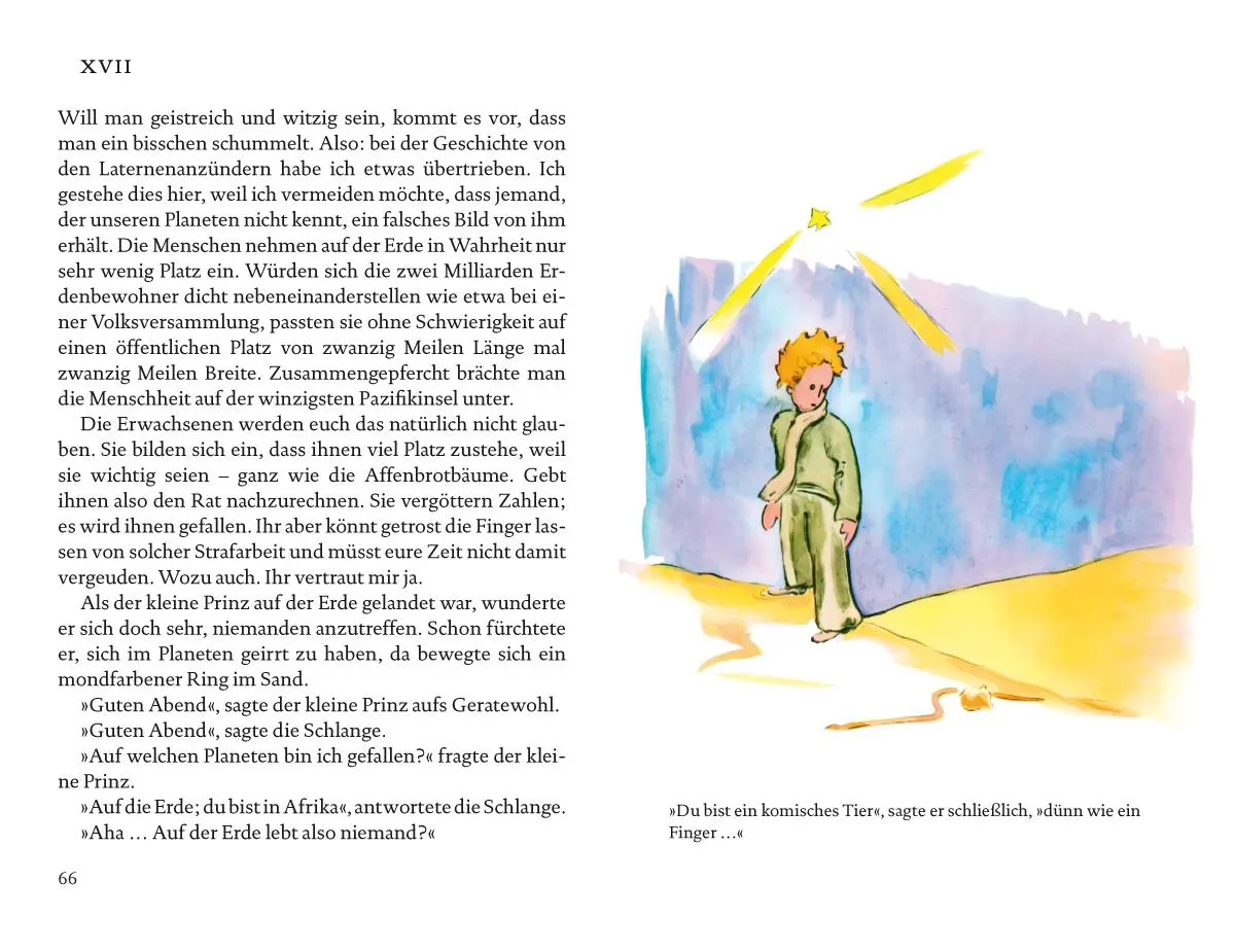 Bild: 9783150143896 | Der kleine Prinz. Neuübersetzung - Mit den Original-Illustrationen...