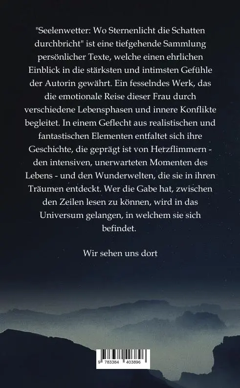 Rückseite: 9783384403896 | Seelenwetter | Wo Sternenlicht die Schatten durchbricht | Rickers