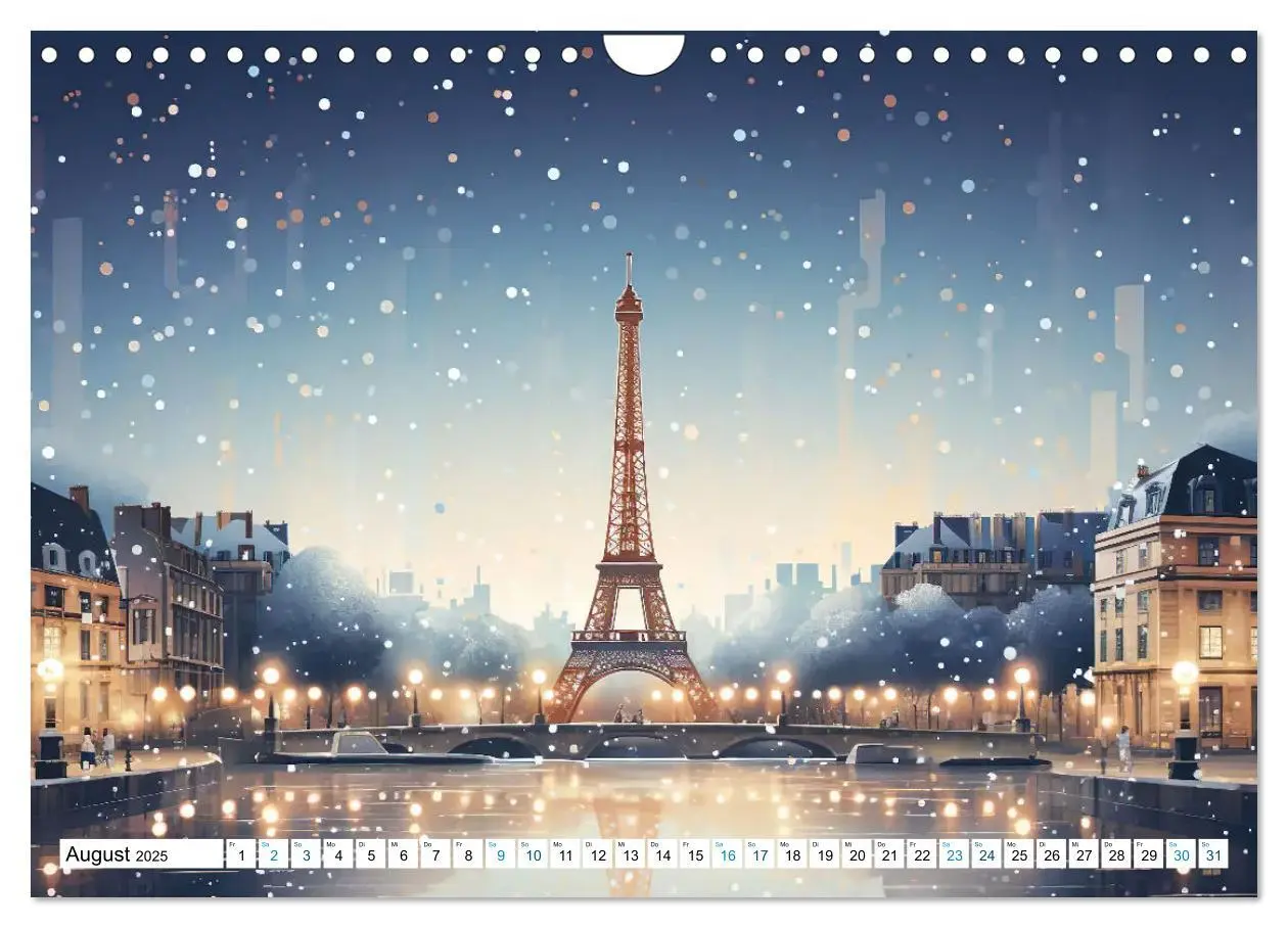 Bild: 9783457143896 | Eiffelturm: Kreativ anders (Wandkalender 2025 DIN A4 quer),...