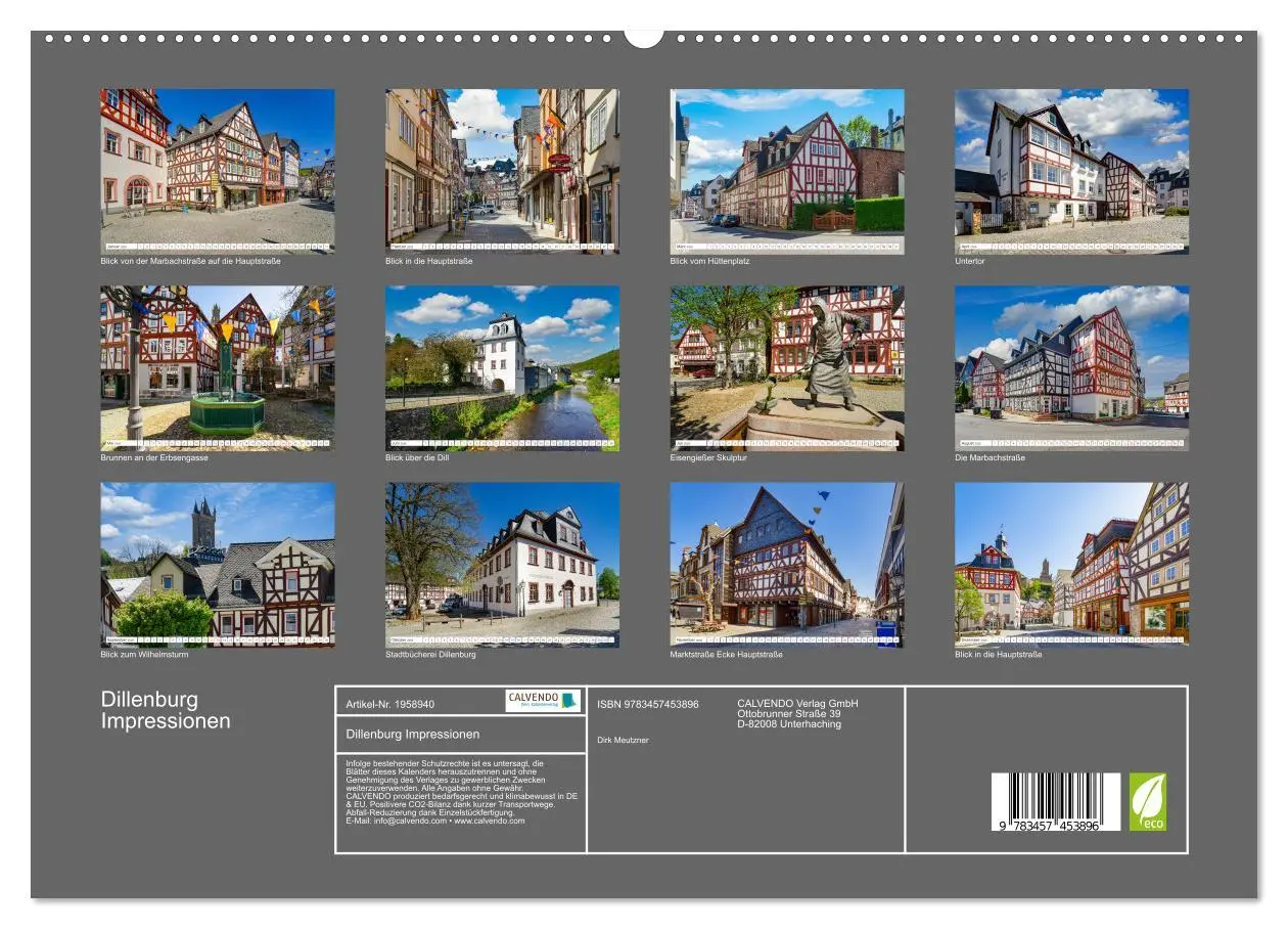Bild: 9783457453896 | Dillenburg Impressionen (hochwertiger Premium Wandkalender 2026 DIN...