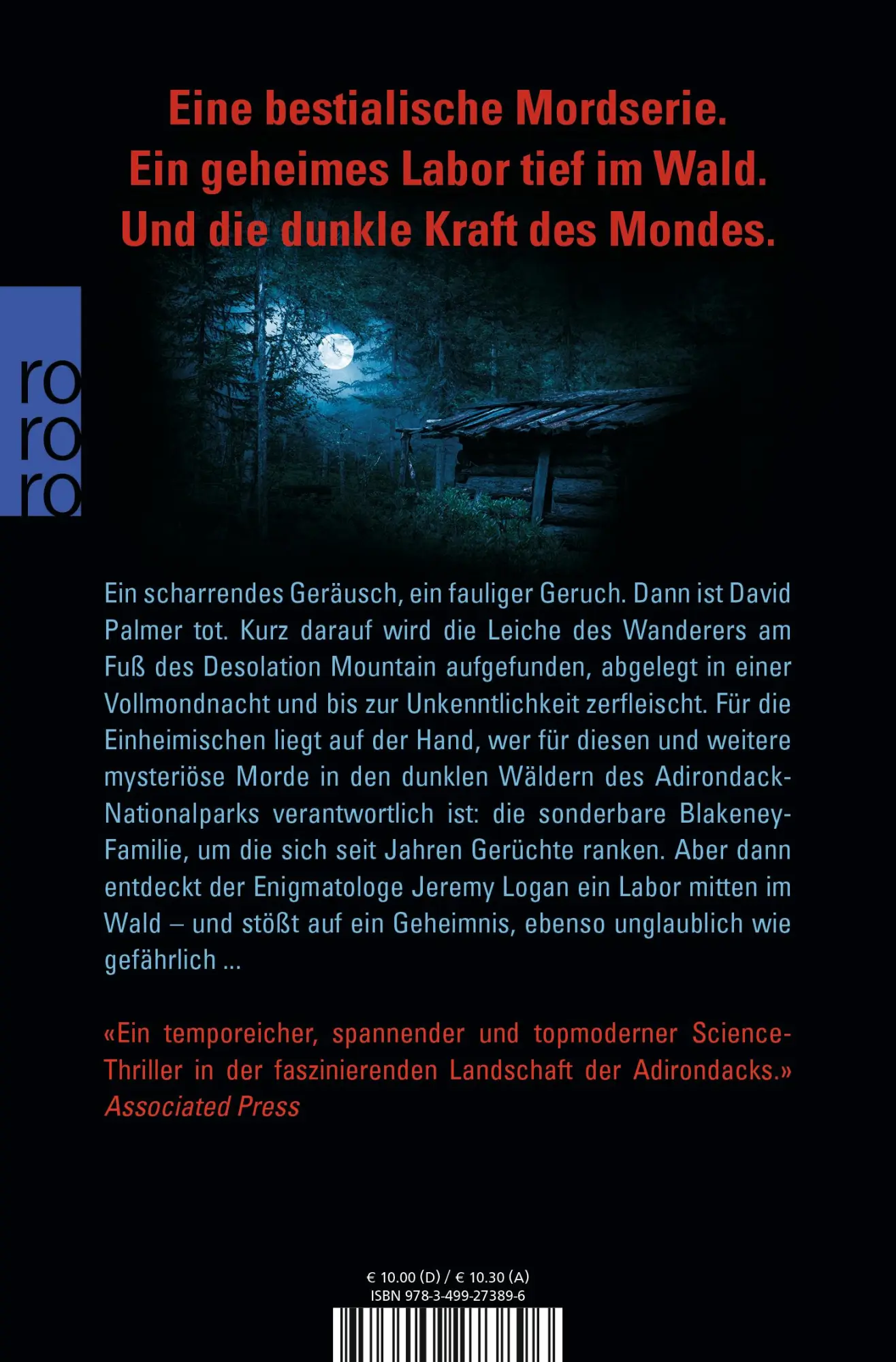Rückseite: 9783499273896 | Der Luna-Effekt | Thriller | Lincoln Child | Taschenbuch | 320 S.