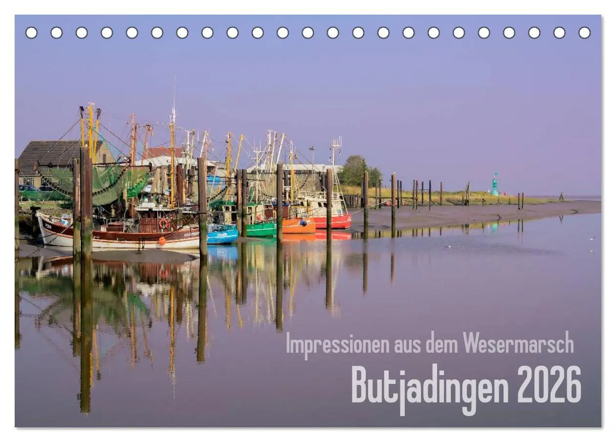 Cover: 9783516093896 | Impressionen aus dem Wesermarsch - Butjadingen 2026 (Tischkalender...