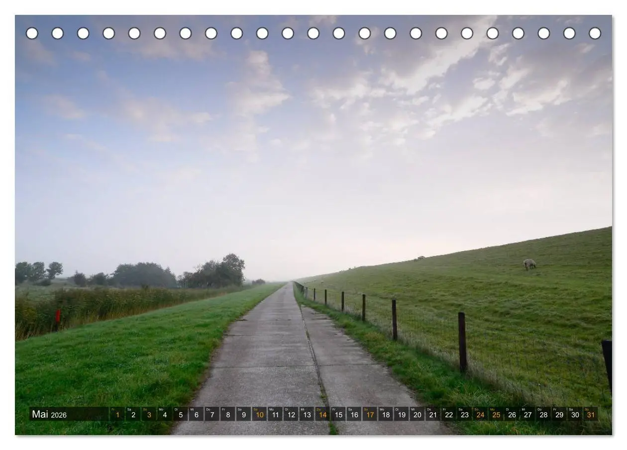 Bild: 9783516093896 | Impressionen aus dem Wesermarsch - Butjadingen 2026 (Tischkalender...