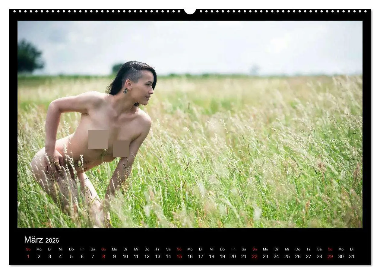 Bild: 9783516163896 | Outdoor Aktkalender 2026 (Wandkalender 2026 DIN A2 quer), CALVENDO...