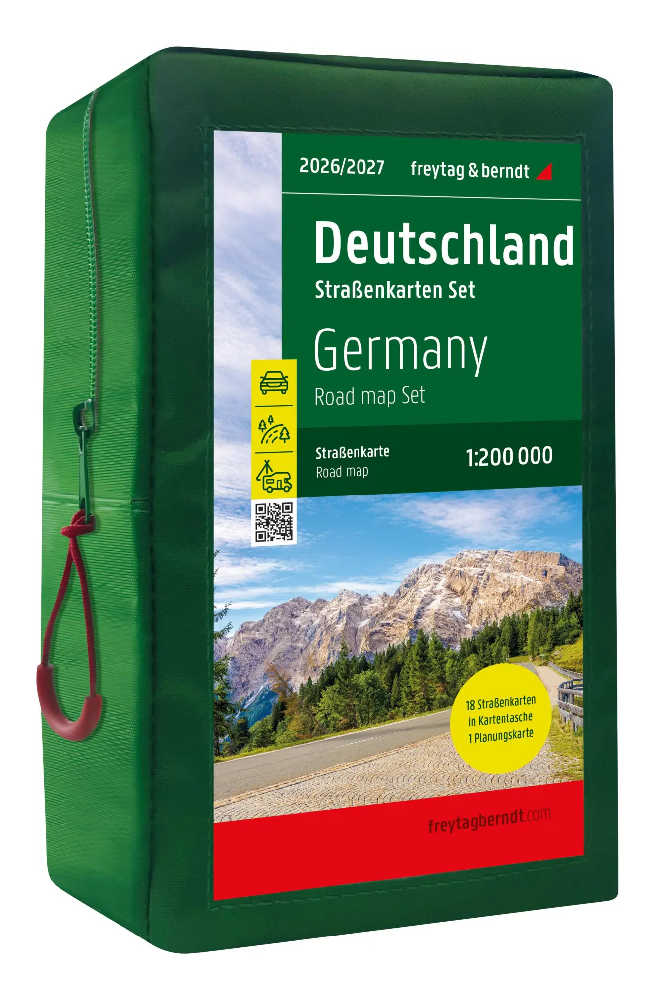 Cover: 9783707923896 | Deutschland, Straßenkarten-Set 1:200.000, 2026/2027, freytag &amp; berndt