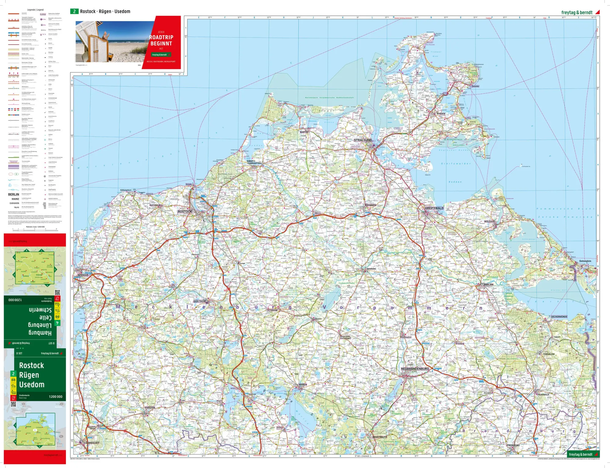 Bild: 9783707923896 | Deutschland, Straßenkarten-Set 1:200.000, 2026/2027, freytag &amp; berndt