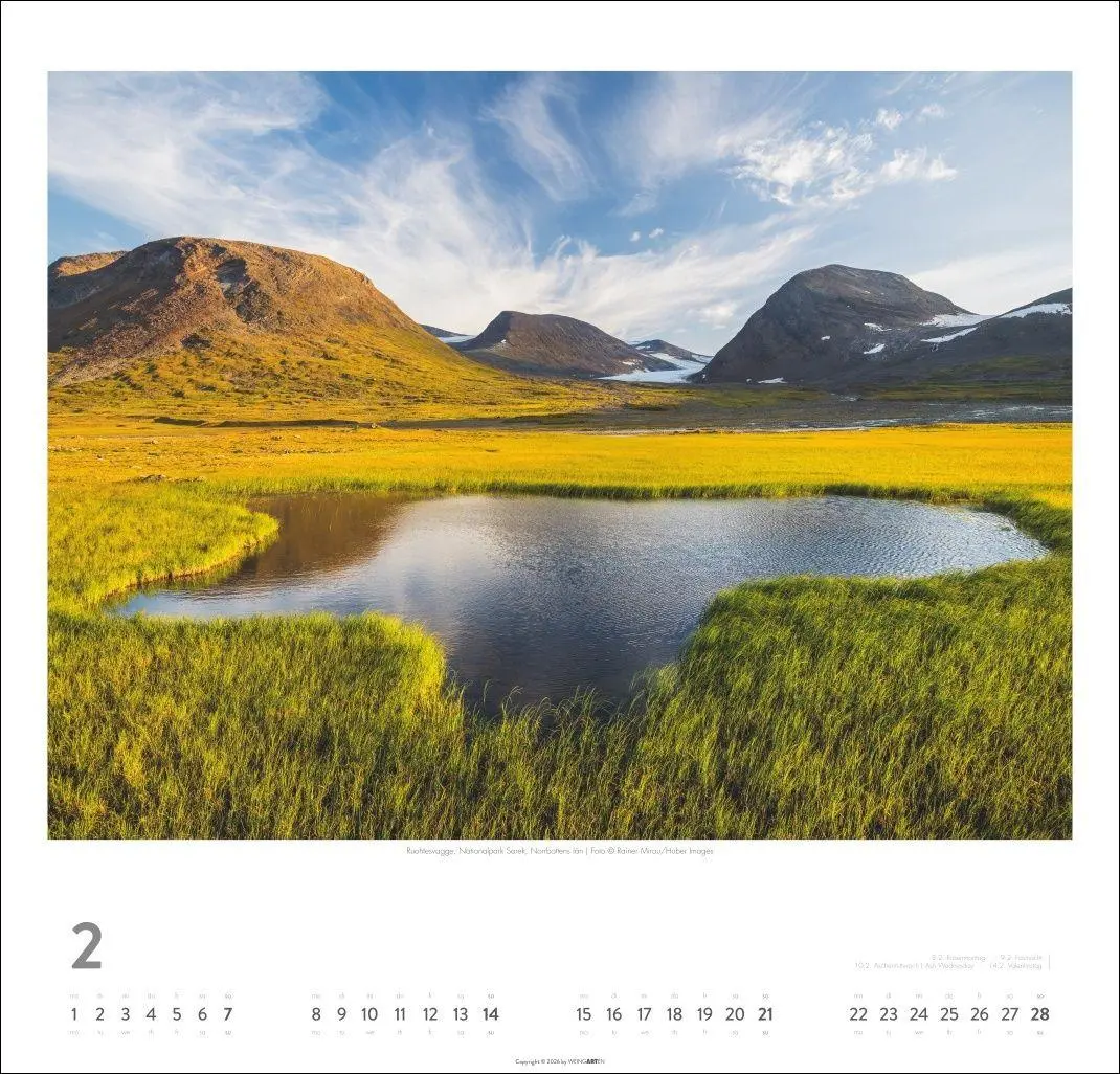 Bild: 9783839903896 | Schweden Kalender 2027 - Licht und Wasser | Kalender | Spiralbindung