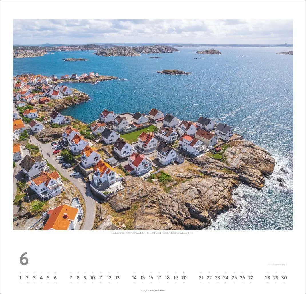 Bild: 9783839903896 | Schweden Kalender 2027 - Licht und Wasser | Kalender | Spiralbindung