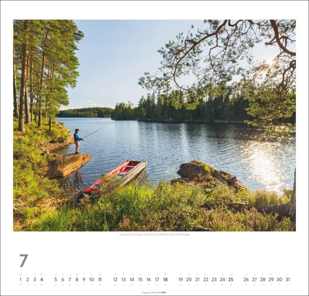 Bild: 9783839903896 | Schweden Kalender 2027 - Licht und Wasser | Kalender | Spiralbindung