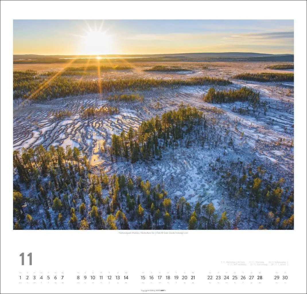 Bild: 9783839903896 | Schweden Kalender 2027 - Licht und Wasser | Kalender | Spiralbindung