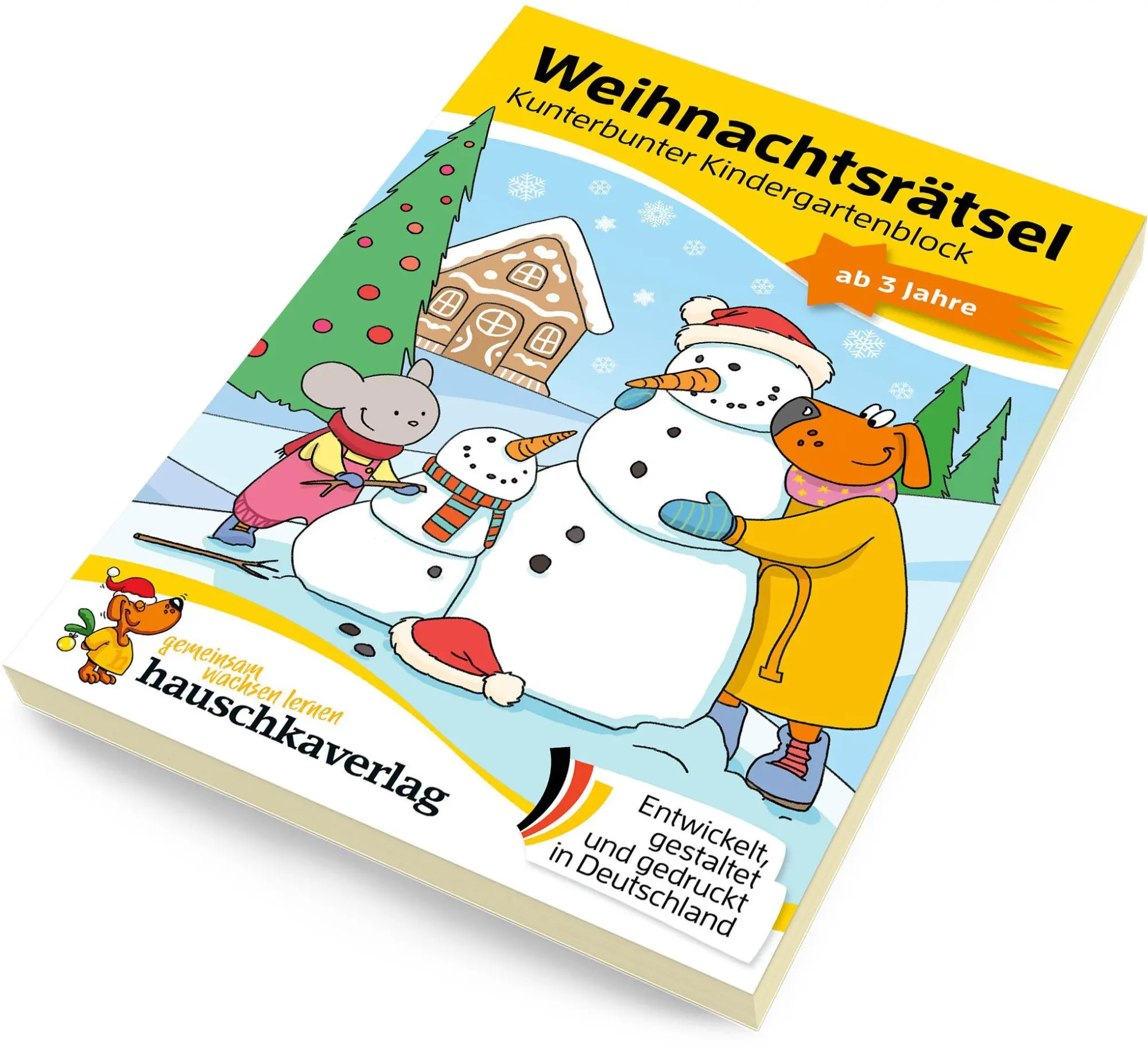 Bild: 9783881003896 | Weihnachtsrätsel - Kunterbunter Kindergartenblock ab 3 Jahre | Maier