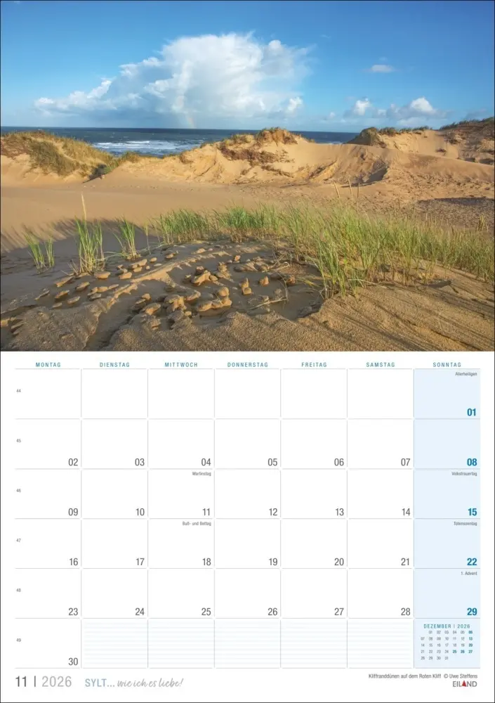 Bild: 9783964023896 | Sylt ... wie ich es liebe Kalender 2026 | Kalender | Deutsch | 2026