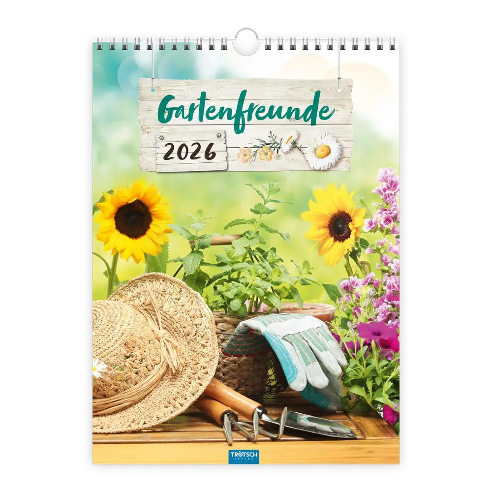 Cover: 9783988023896 | Trötsch Classickalender Gartenfreunde 2026 | Wandkalender | KG | 24 S.