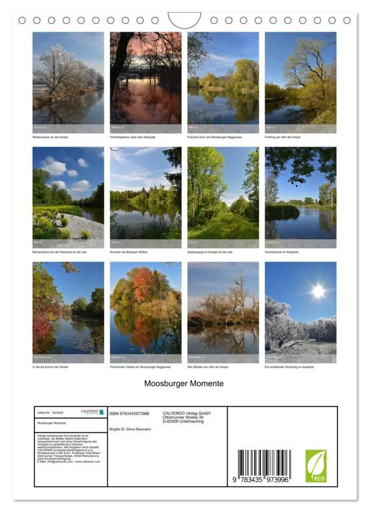 Bild: 9783435973996 | Moosburger Momente (Wandkalender 2025 DIN A4 hoch), CALVENDO...
