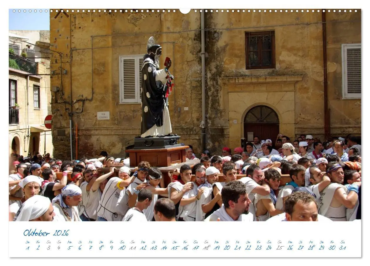 Bild: 9783516223996 | Sizilien (Wandkalender 2026 DIN A2 quer), CALVENDO Monatskalender