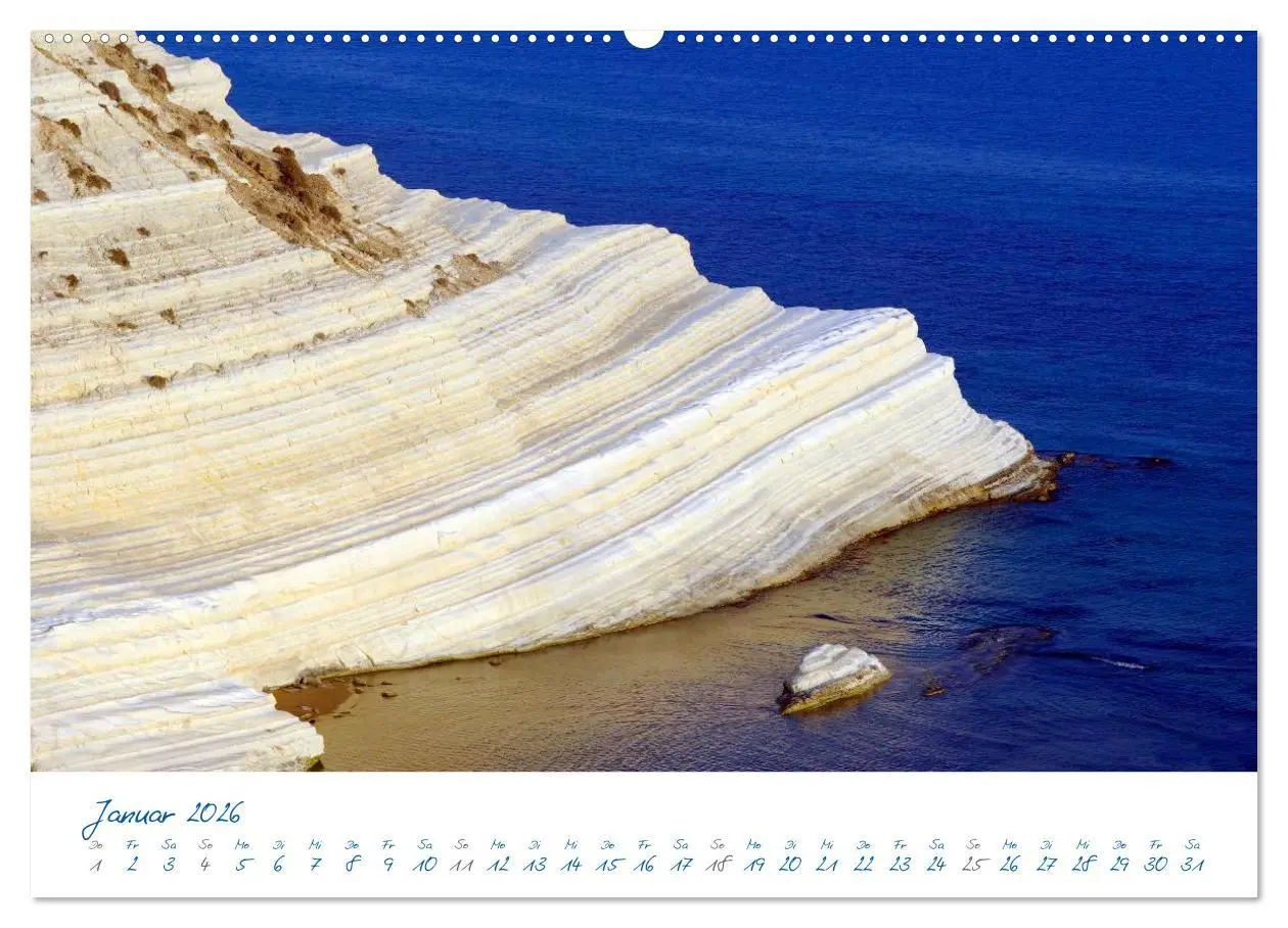 Bild: 9783516223996 | Sizilien (Wandkalender 2026 DIN A2 quer), CALVENDO Monatskalender