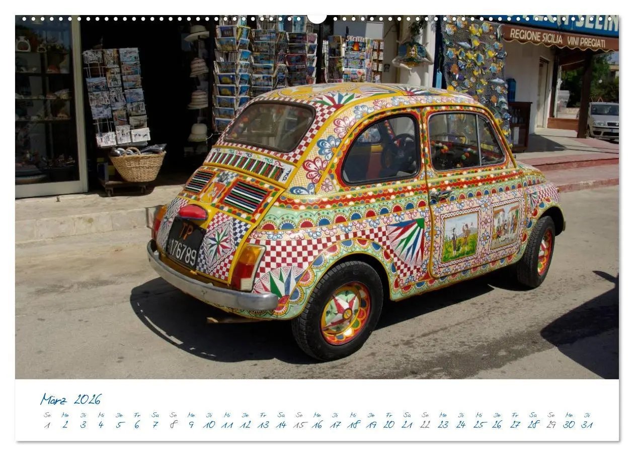 Bild: 9783516223996 | Sizilien (Wandkalender 2026 DIN A2 quer), CALVENDO Monatskalender
