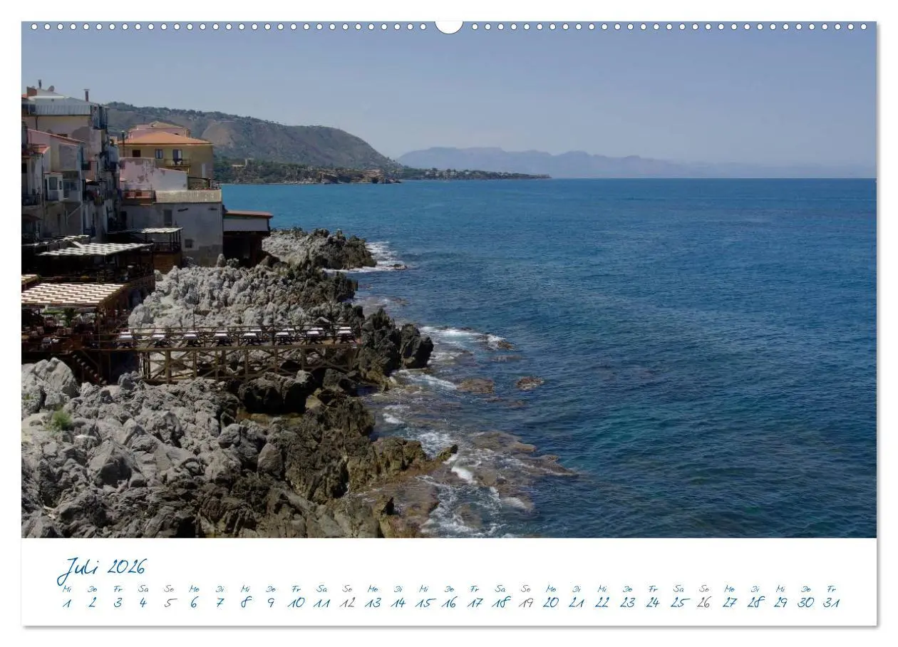Bild: 9783516223996 | Sizilien (Wandkalender 2026 DIN A2 quer), CALVENDO Monatskalender