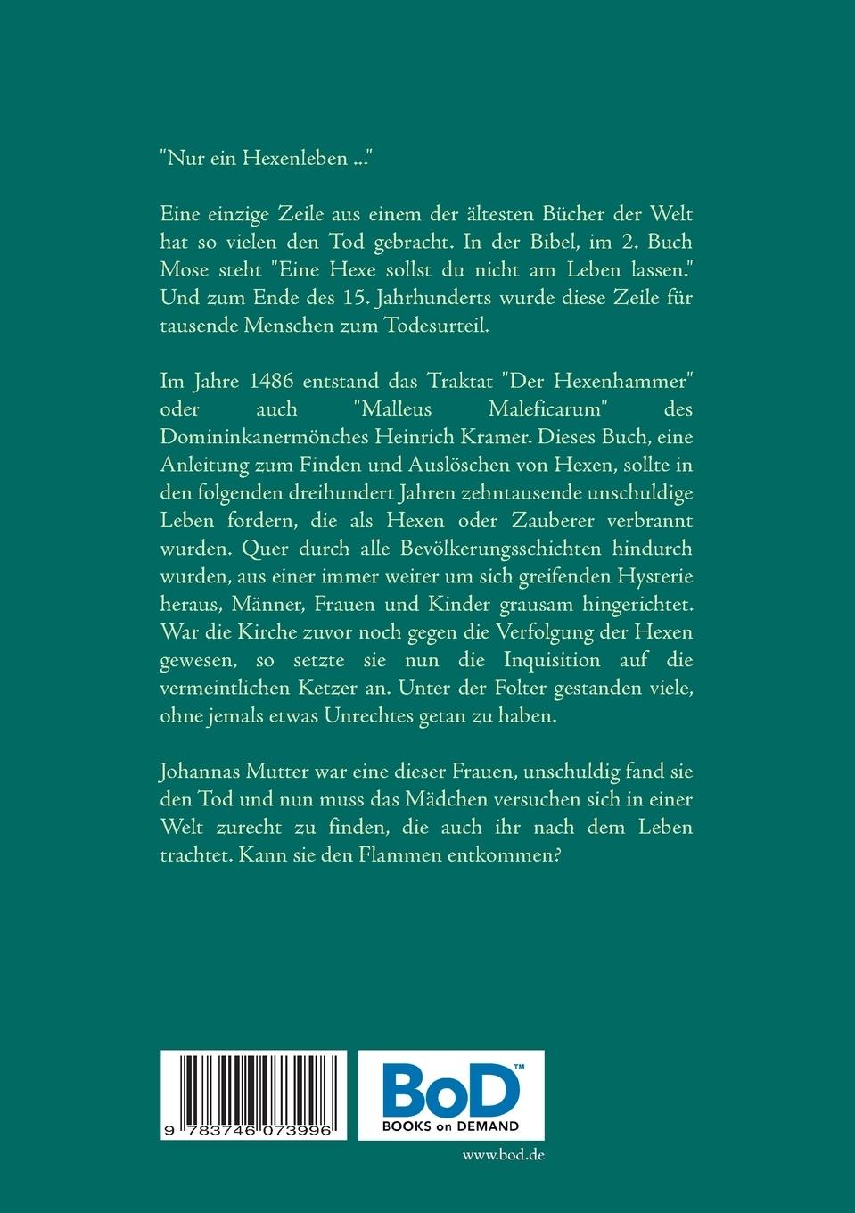 Rückseite: 9783746073996 | Nur ein Hexenleben ... | Uwe Goeritz | Taschenbuch | 312 S. | Deutsch