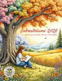 Cover: 9783990513996 | Jahresträume 2026 - Kalender zum Ausmalen, Träumen und Innehalten