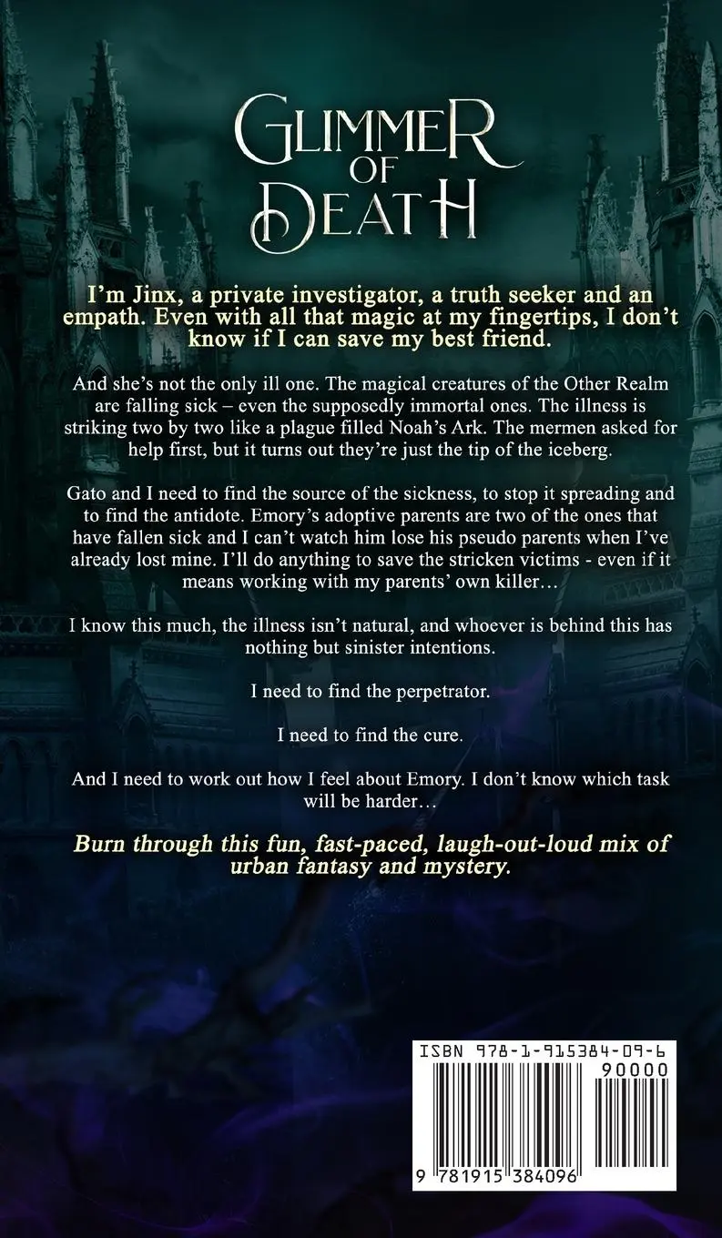 Rückseite: 9781915384096 | Glimmer of Death | An Urban Fantasy Novel | Heather G. Harris | Buch