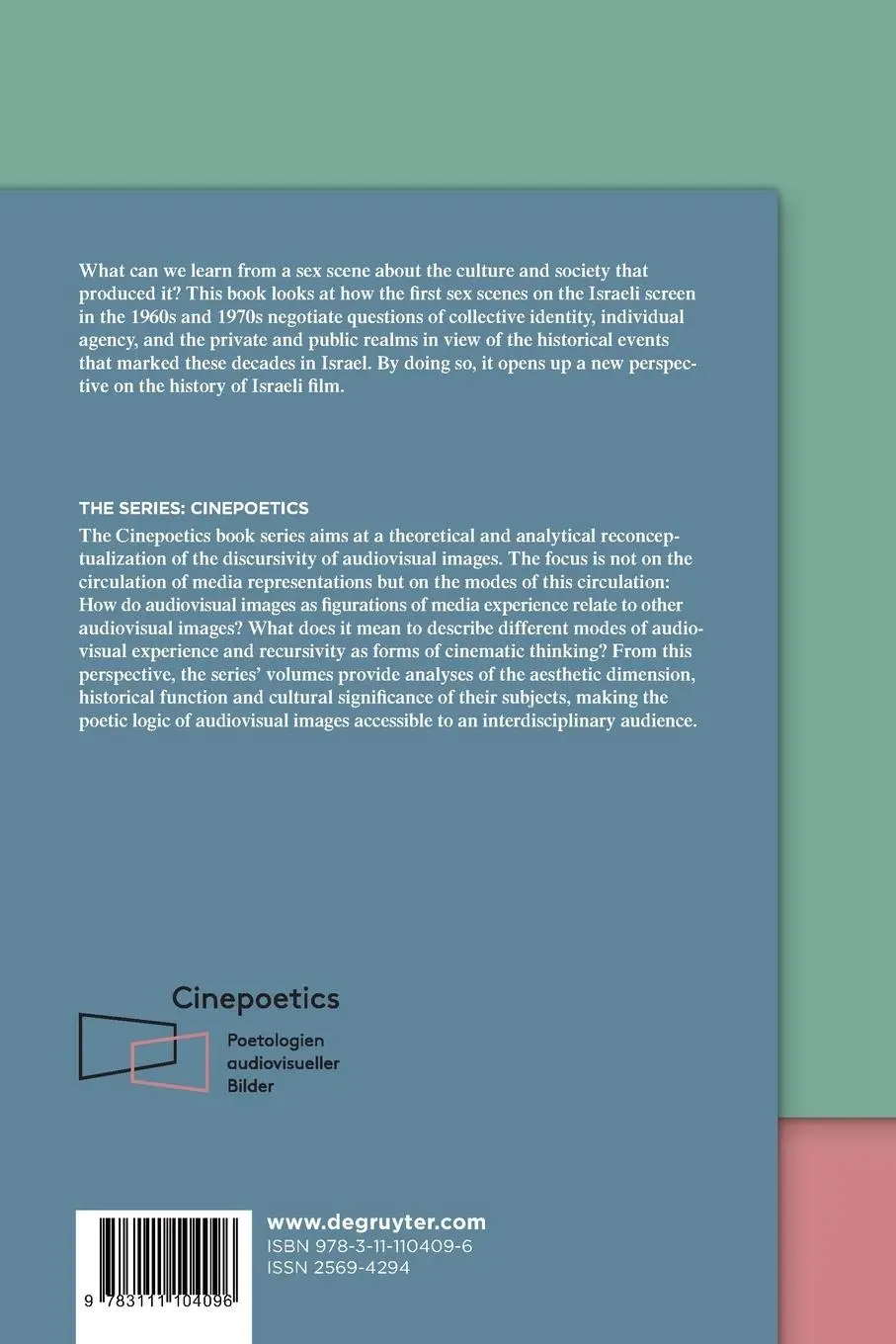 Rückseite: 9783111104096 | Framing the Sex Scene: A New Take on Israeli Film History | Rolef