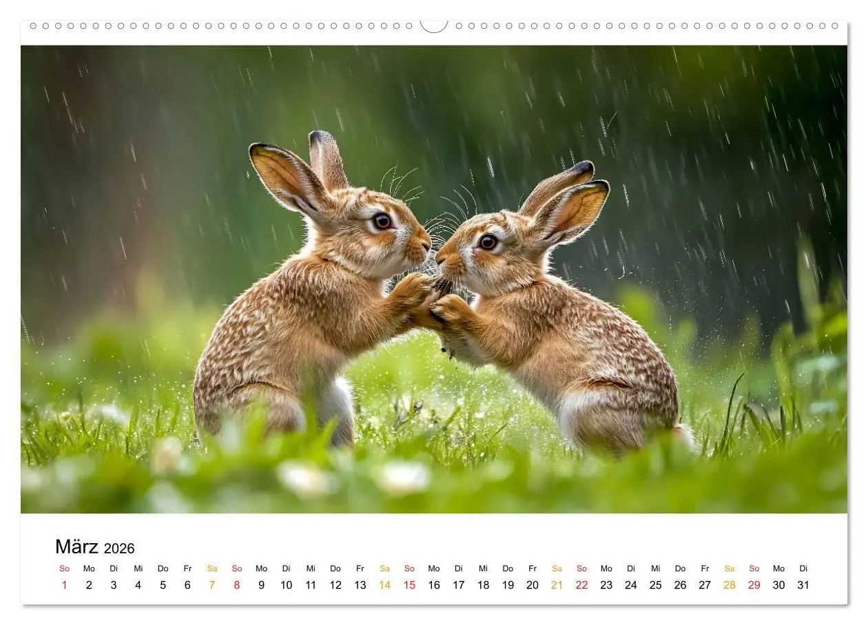 Bild: 9783457334096 | Wilde Tierwelt im Wald (Wandkalender 2026 DIN A2 quer), CALVENDO...