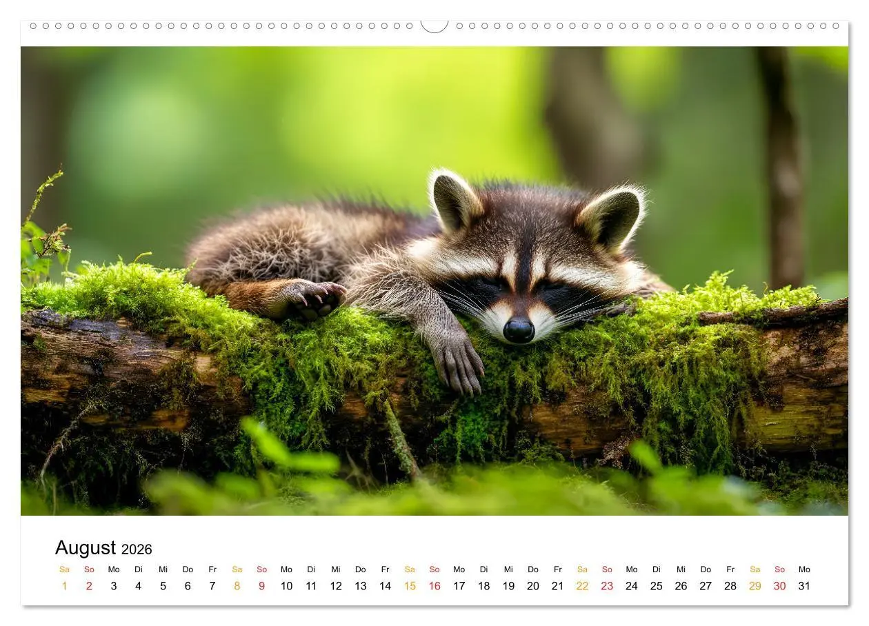 Bild: 9783457334096 | Wilde Tierwelt im Wald (Wandkalender 2026 DIN A2 quer), CALVENDO...