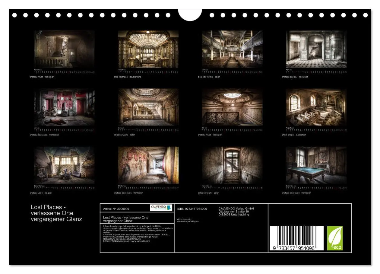 Bild: 9783457954096 | Lost Places - verlassene Orte vergangener Glanz (Wandkalender 2026...