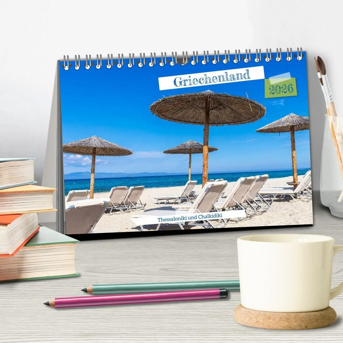 Bild: 9783516734096 | Griechenland - Thessaloniki und Chalkidiki (Tischkalender 2026 DIN...