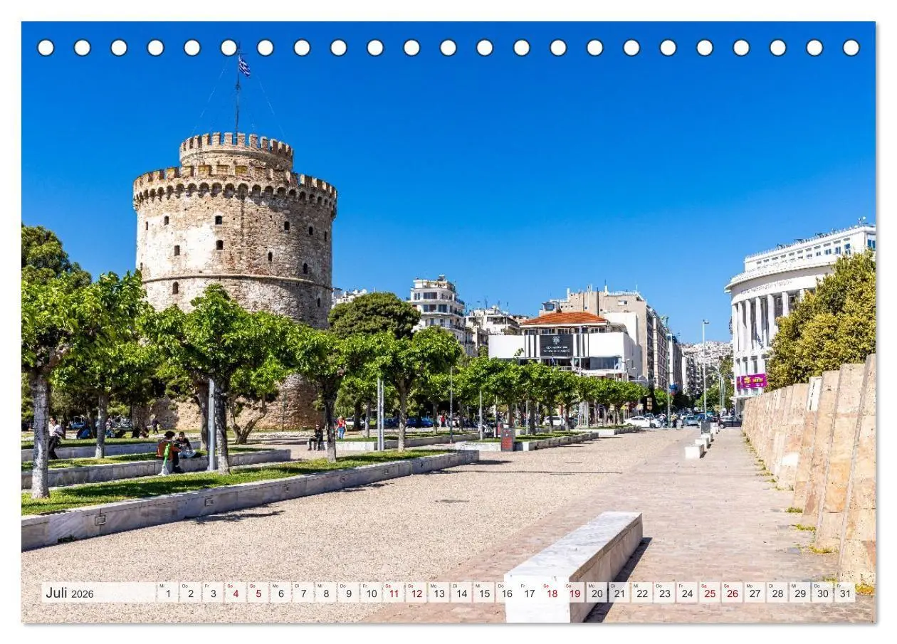 Bild: 9783516734096 | Griechenland - Thessaloniki und Chalkidiki (Tischkalender 2026 DIN...