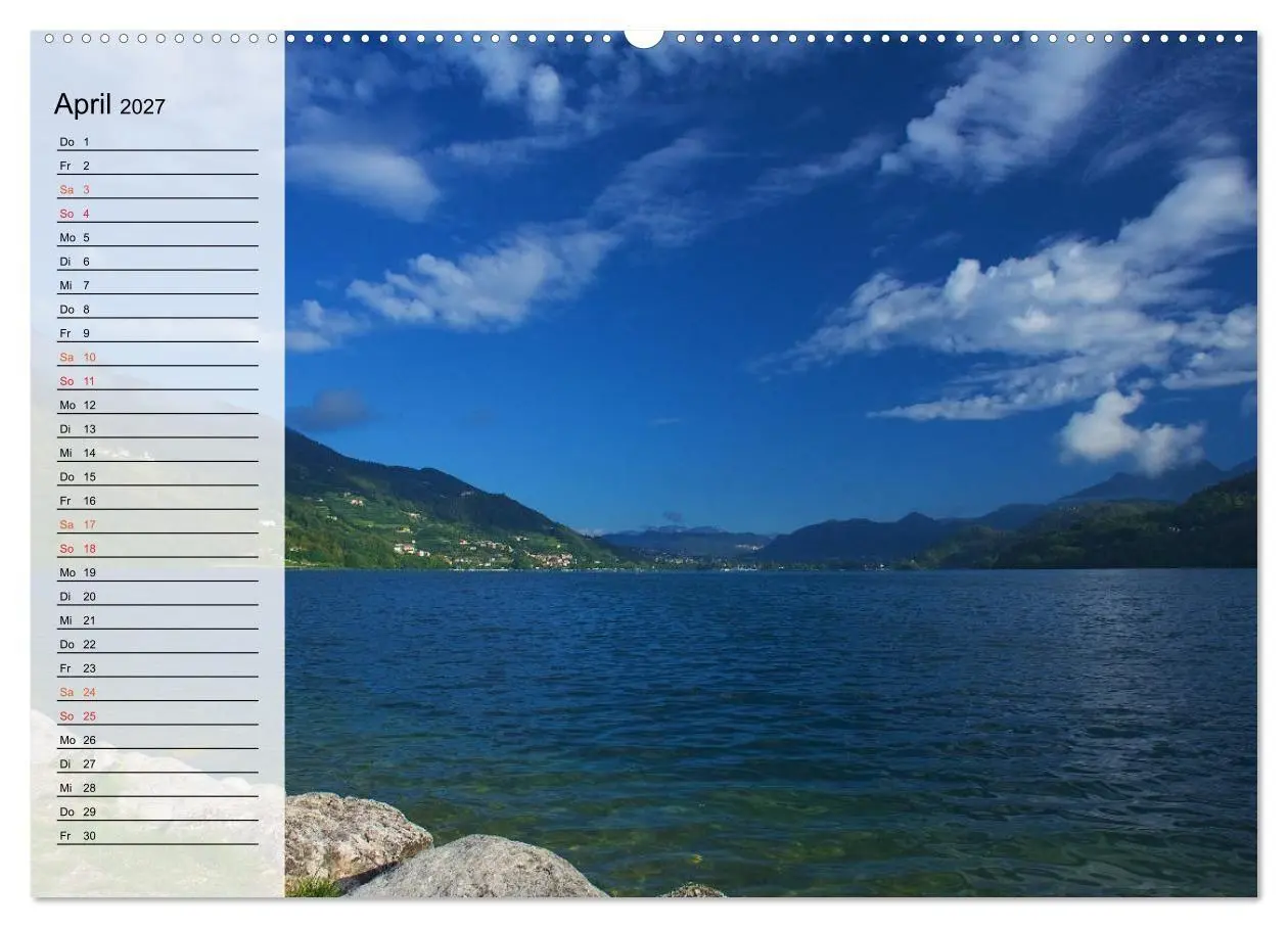 Bild: 9783569684096 | Caldonazzo See (hochwertiger Premium Wandkalender 2027 DIN A2...