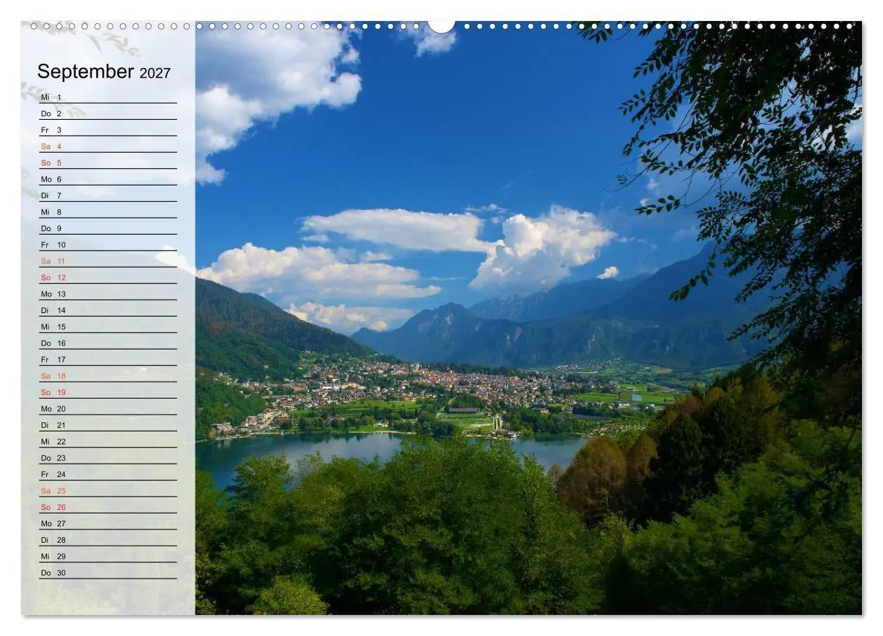 Bild: 9783569684096 | Caldonazzo See (hochwertiger Premium Wandkalender 2027 DIN A2...