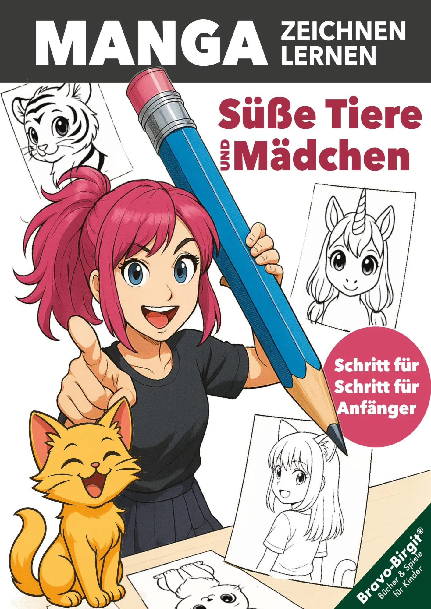 Cover: 9783691044096 | Manga Zeichnen lernen - einfach Schritt für Schritt für junge Anfänger