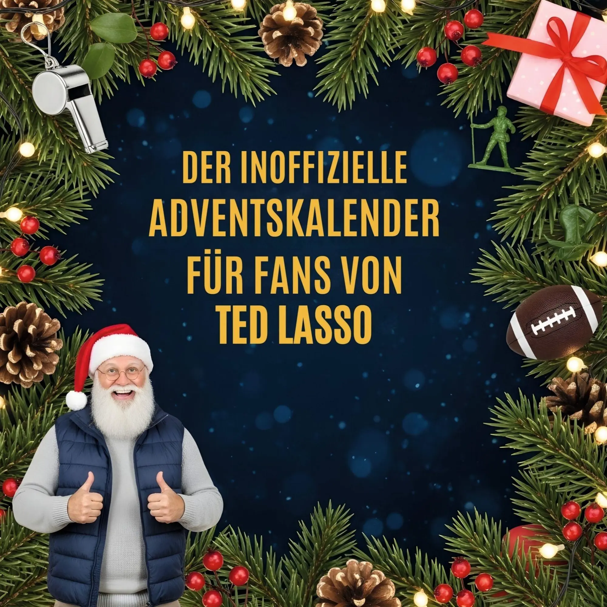 Cover: 9783695314096 | Der inoffizielle Adventskalender für Fans von Ted Lasso | Frank | Buch