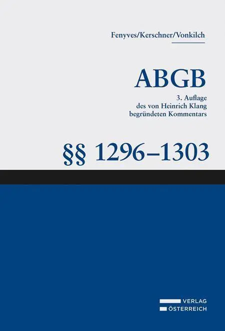 Großkommentar zum ABGB - Klang Kommentar