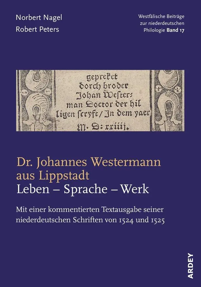 Cover: 9783870234096 | Dr. Johannes Westermann aus Lippstadt: Leben - Sprache - Werk | Nagel