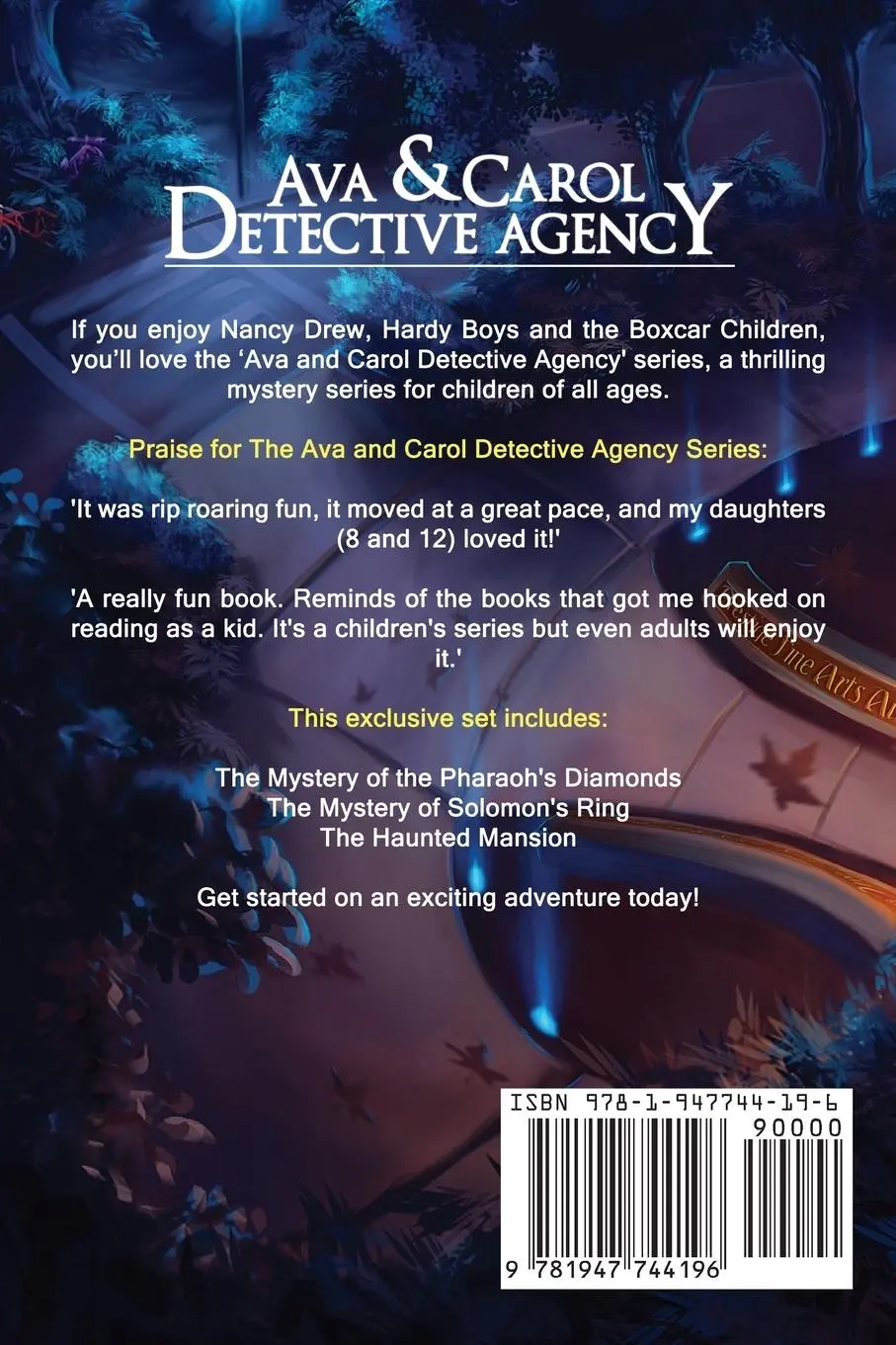 Rückseite: 9781947744196 | Ava &amp; Carol Detective Agency (Books 1-3) | Thomas Lockhaven (u. a.)