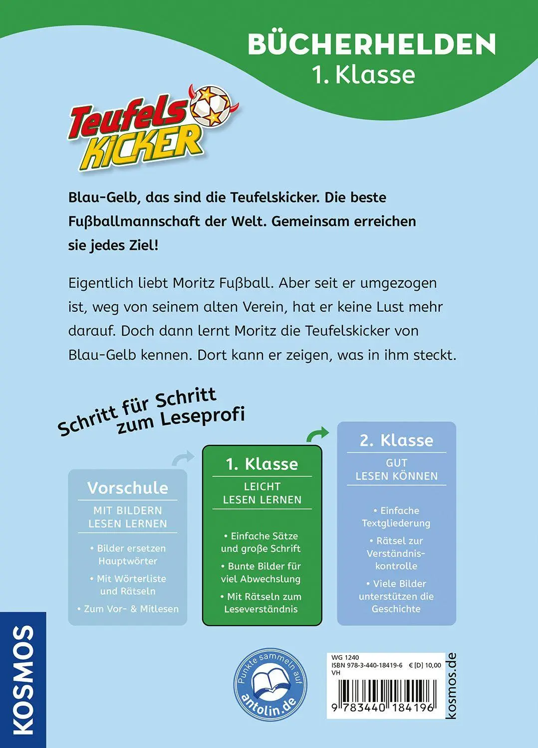 Bild: 9783440184196 | Teufelskicker, Bücherhelden 1. Klasse, Moritz macht das Spiel | Buch