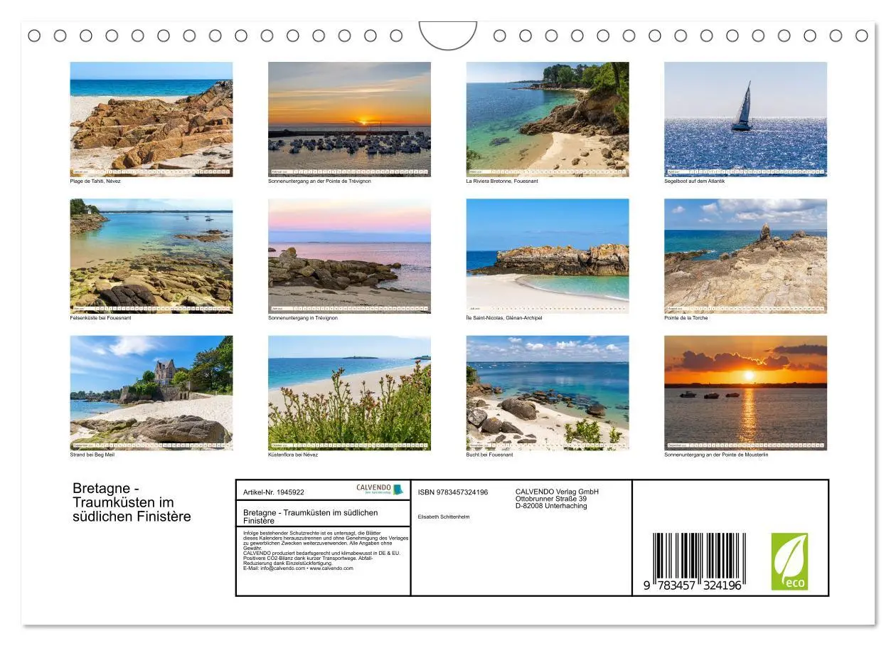 Bild: 9783457324196 | Bretagne - Traumküsten im südlichen Finistère (Wandkalender 2026...