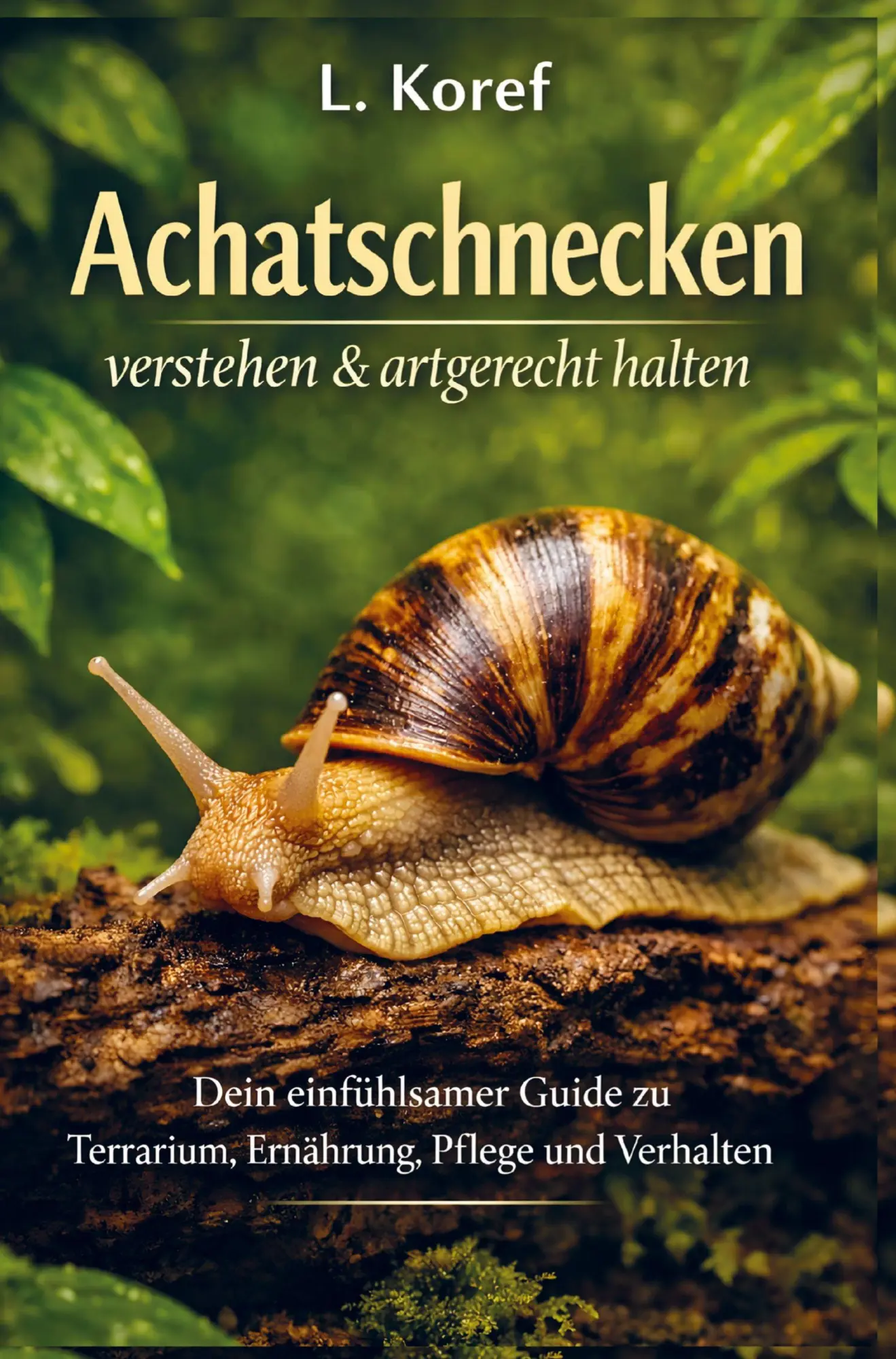 Cover: 9789403884196 | Achatschnecken verstehen &amp; artgerecht halten | L. Koref | Taschenbuch