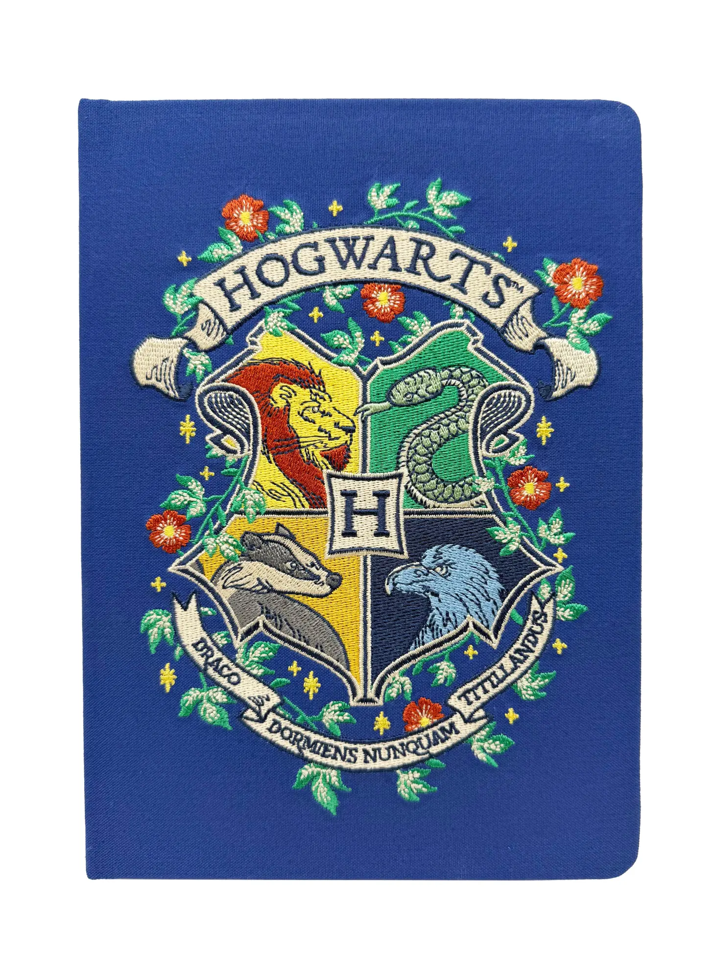 Cover: 9798337404196 | Harry Potter: Hogwarts Crest Embroidered Journal | Editions Insight