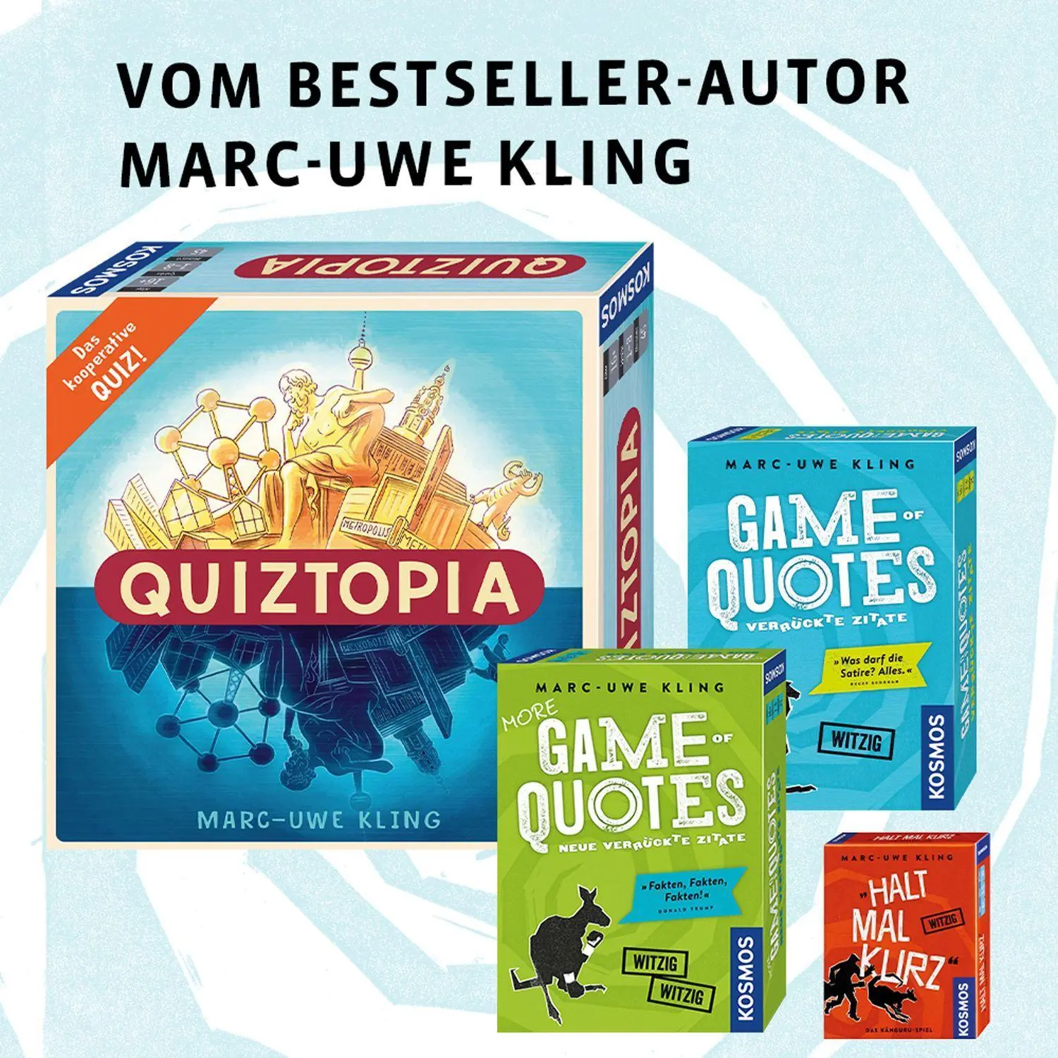 Bild: 4002051694296 | Quiztopia | 1 - 6 Spieler | Marc-Uwe Kling | Spiel | Brettspiel | 2019